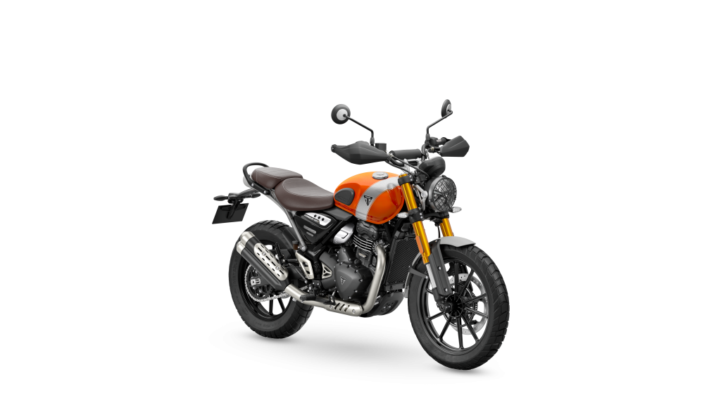 Scrambler_400_MY26_Baja_Orange_RHS_Front_Angle